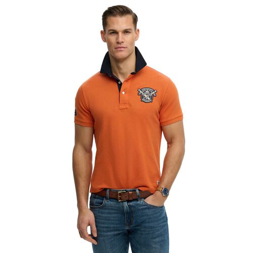 Superdry Vintage Pique Rugby Polo